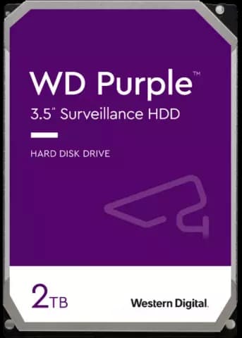 هارد اینترنال 2 ترابایت WD مدل Purple Surveillance WD22PURZ 