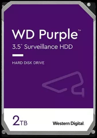 هارد اینترنال 2 ترابایت WD مدل SURVEILLANCE PURPLE WD20PURZ 
