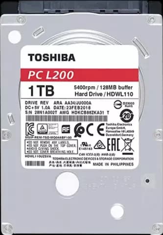 هارد لپ تاپ 1 ترابایت TOSHIBA مدل L200 HDWL110
