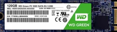 حافظه SSD اینترنال 120گیگابایت WD مدل GREEN WDS120G2G0B