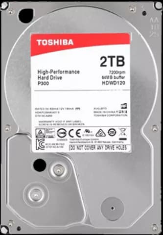 هارد اینترنال 2ترابایت Toshiba مدل P300 HDWD120EZSTA