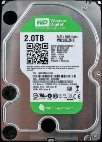 هارد اینترنال 2ترابایت WD مدل Green WD20EARX