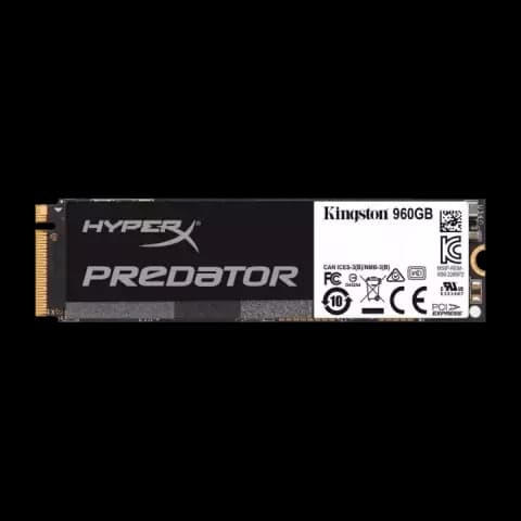 حافظه SSD اینترنال 960گیگابایت Kingston مدل HYPERX PREDATOR SHPM2280P2H/960GB