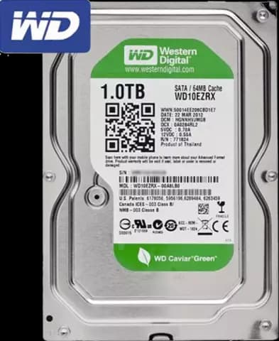 هارد اینترنال 1 ترابایت WD مدل GREEN WD10EZRX 