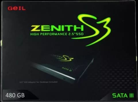 حافظه SSD اینترنال 480گیگابایت Geil مدل GZ25S3L-480G ZENITH S3