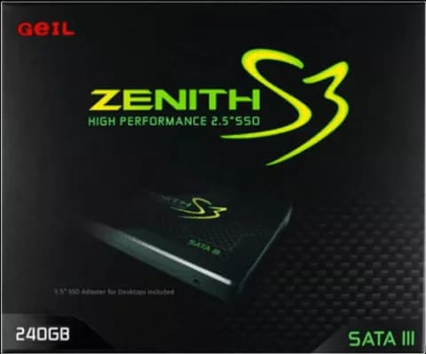حافظه SSD اینترنال 240گیگابایت Geil مدل ZENITH S3 GZ25S3L-240G