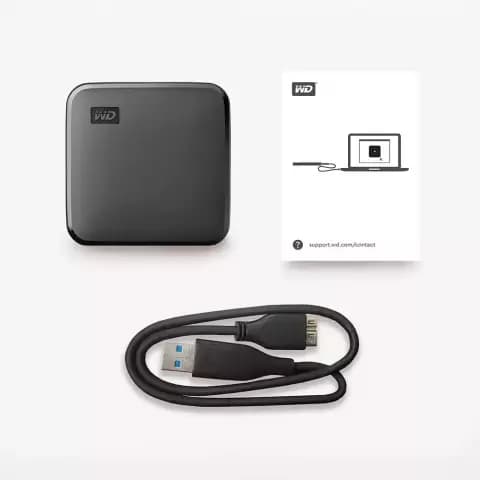 حافظه SSD اکسترنال 480 گیگابایت WD مدل  Elements SE