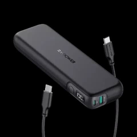 پاور بانک 15000 میلی‌آمپر ساعت RAVPOWER مدل  RP-PB203