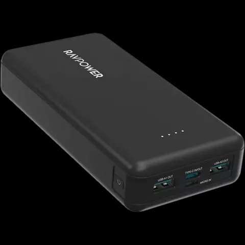 پاور بانک 20000 میلی‌آمپر ساعت RAVPOWER مدل  RP-PB1216