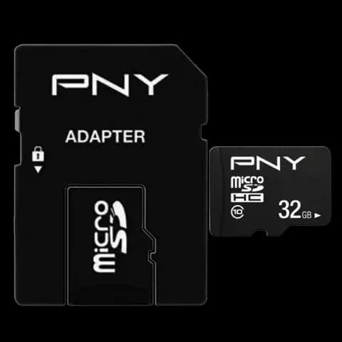 مموری کارت 32 گیگابایت PNY مدل Performance Plus کلاس 10 همراه با آداپتور