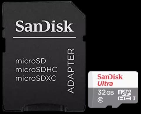 مموری کارت 32 گیگابایت Sandisk مدل ULTRA همراه با آداپتور