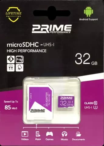 مموری کارت 32 گیگابایت PRIME