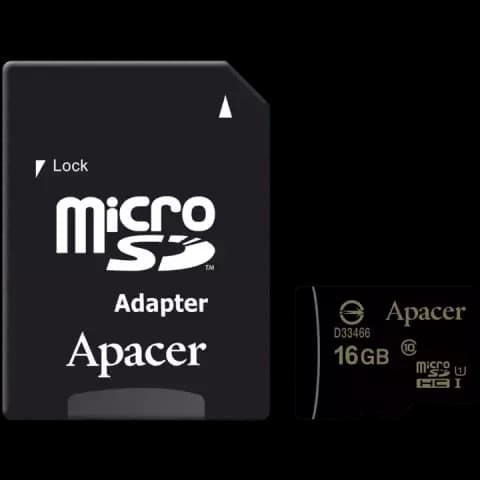 مموری کارت 16گیگابایت Apacer مدل AP16GMCSH10U1-R