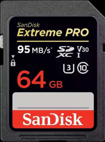 مموری کارت 64 گیگابایت Sandisk EXTREME PRO 