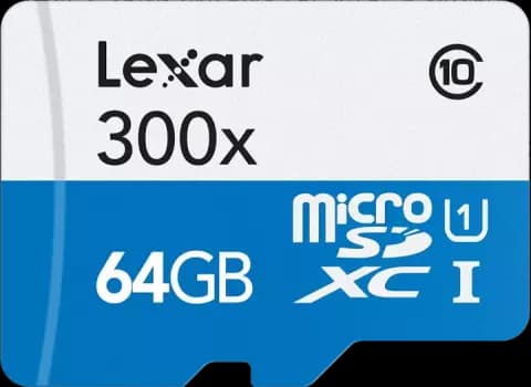 مموری کارت 64گیگابایت Lexar مدل High-Performance 300x