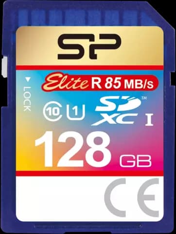 مموری کارت 128 گیگابایت Silicon Power مدل Elite کلاس 10 استاندارد UHS-I U1 همراه با آداپتور