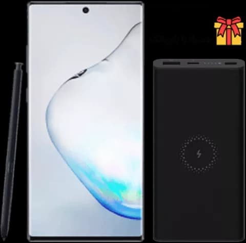 گوشی موبایل 256 گیگابایت SAMSUNG GALAXY مدل  NOTE 10 PLUS به همراه پاور بانک 10000 میلی آمپر XIAOMI