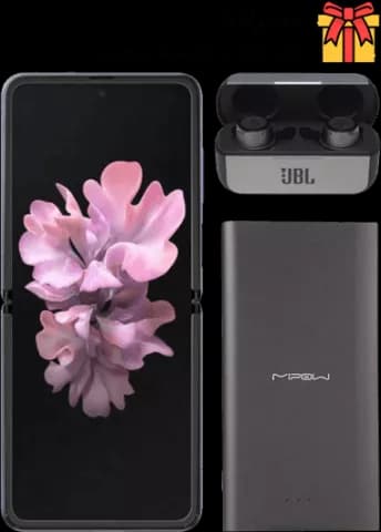 گوشی موبایل 256 گیگابایت Samsung GALAXY مدل Z FLIP به همراه هدفون بی‌سیم JBL و پاوربانک MIPOW