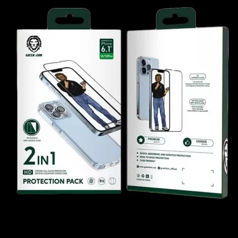پک محافظ 2 در 1 گرین لاین مدل iPhone 13 Pro