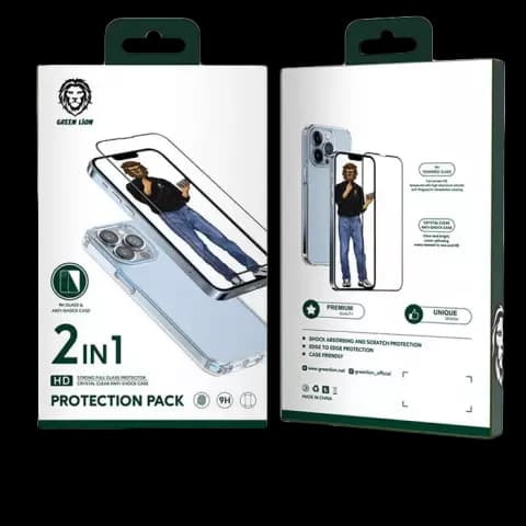 پک محافظ 2 در 1 گرین لاین مدل iPhone 13 Pro Max