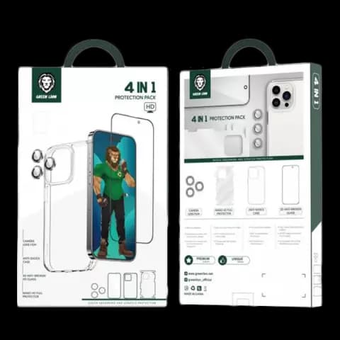 پک محافظ 4 در 1 گرین لاین مدل iPhone 14 Pro