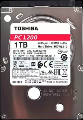 هارد لپ تاپ 1 ترابایت TOSHIBA مدل  L200 HDWL110