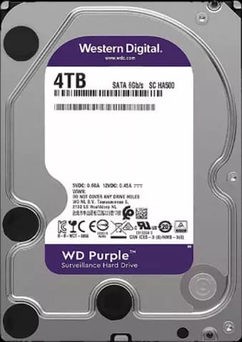 هارد اینترنال 4 ترابایت WD مدل SURVEILLANCE PURPLE WD40EJRX 