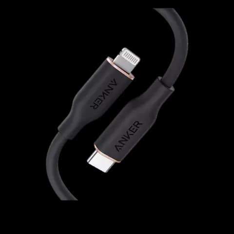 کابل شارژ 90 سانتی متری Type-C به Lightning انکر مدل PowerLine III Flow A8662