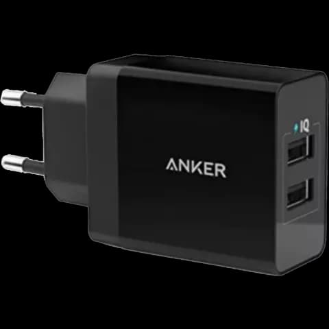شارژر USB دیواری ANKER مدل 24W 2-PORT A2021L11