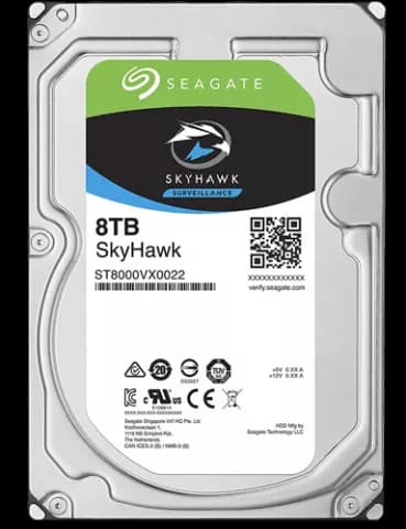 هارد اینترنال 8ترابایت Seagate مدل SURVEILLANCE SKYHAWK ST8000VX0022