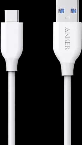 کابل شارژ 0.9 متری USB به ANKER TYPE C مدل POWERLINE A8163