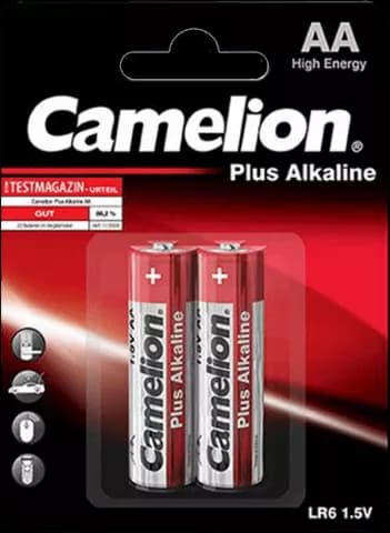 باتری قلمی Camelion مدل PLUS ALKALINE LR6-BP2