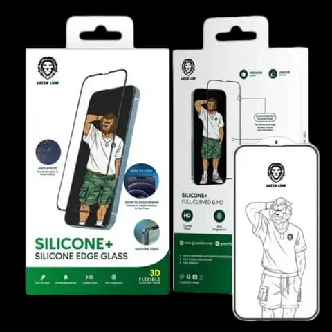 محافظ صفحه نمایش Green Lion مدل Silicone Plus مناسب برای iPhone 13 / 13 Pro