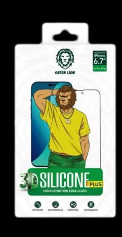 محافظ صفحه نمایش Green Lion مدل Silicone plus مناسب برای iPhone 14 Pro Max