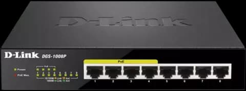 سوییچ 8 پورت D-Link مدل DGS-1008P