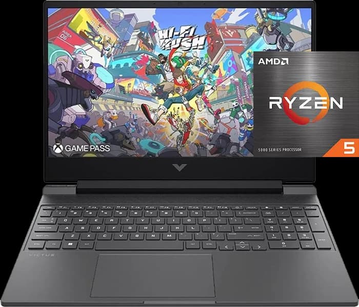 لپ تاپ گیمینگ 15.6 اینچ HP مدل Victus 15-fb2063dx (R5 7535HS-24GB-512GB SSD-RX 6550M-FHD-Backlight)