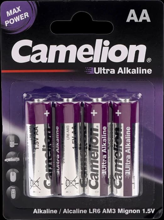 باتری قلمی 4 عددی Camelion مدل Ultra Alkaline LR6-BP4UT