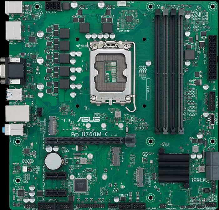 مادربرد ASUS مدل Pro B760M-C-CSM