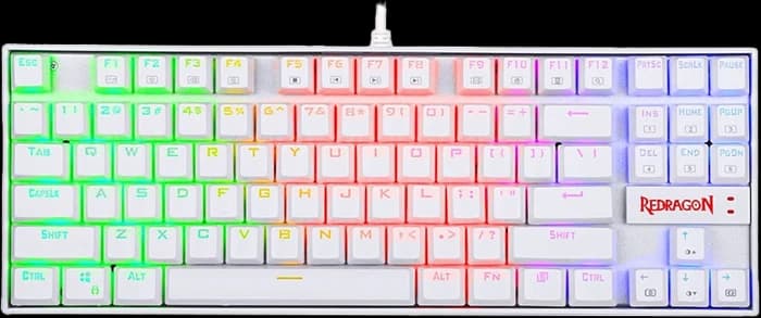 کیبورد سیمی گیمینگ Redragon مدل KUMARA K552 RGB با سوئیچ آبی