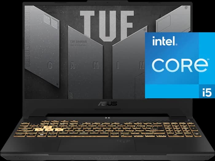 لپ تاپ گیمینگ 15.6 اینچ Asus مدل TUF Gaming F15 FX507ZC4 - HN143 (i5 12500H-16GB-512GB SSD-RTX 3050-FHD-Backlight)