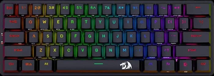 کیبورد بی سیم گیمینگ Redragon مدل Elise K615P-KBS با سوئیچ آبی