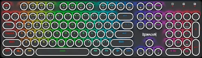 کیبورد بی سیم گیمینگ Redragon مدل Flare K710 Pro RGB با سوئیچ آبی