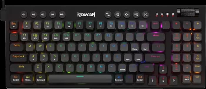 کیبورد سیمی گیمینگ Redragon مدل SION K653 RGB با سوئیچ قرمز