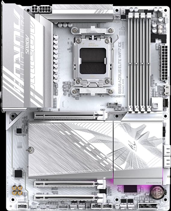 مادربرد Gigabyte مدل B850 AORUS ELITE WIFI7 ICE