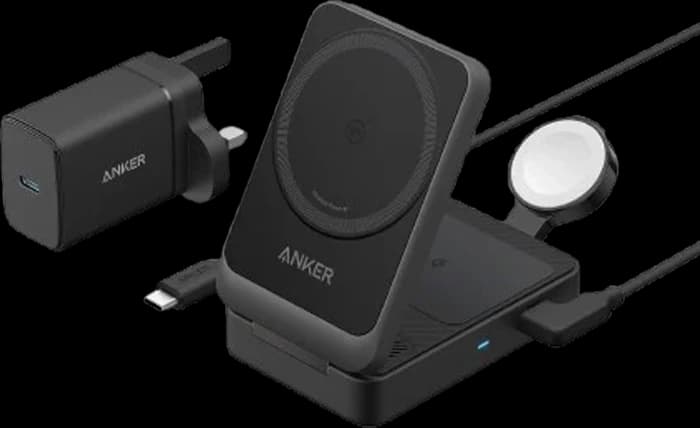 شارژر وایرلس Anker مدل MagGo B2557 ( 3 in 1 )