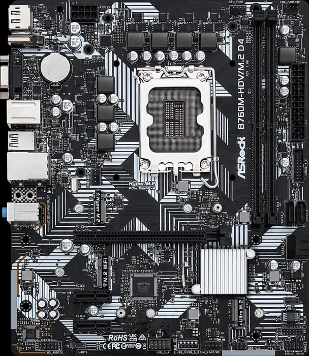 مادربرد ASRock مدل B760M-HDV/M.2 D4