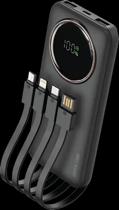پاوربانک 10000 میلی آمپر ساعت GREEN LION مدل Power Pulse GNPWRPS10KBK