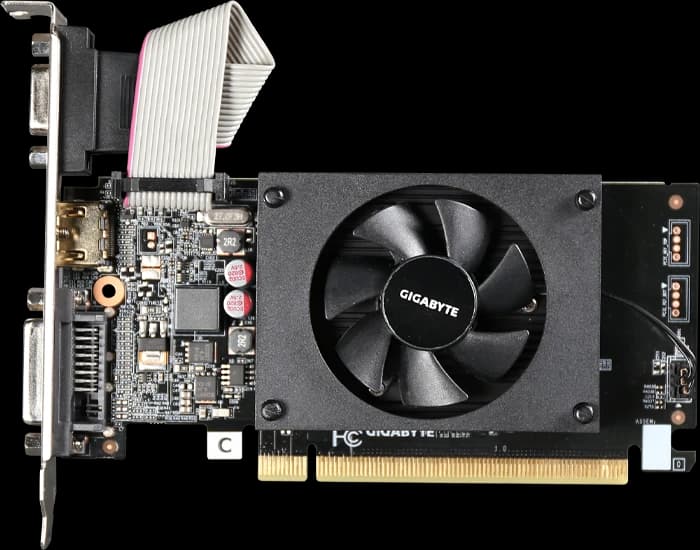کارت گرافیک GIGABYTE مدل GeForce GT 710 Low Profile 2G