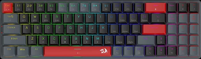 کیبورد مکانیکال گیمینگ بی سیم Redragon مدل ASHE PRO K626RBG