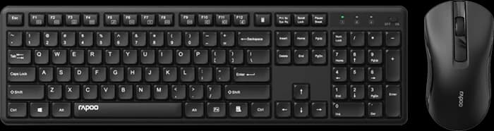 کیبورد و موس بی سیم Rapoo مدل X2100
